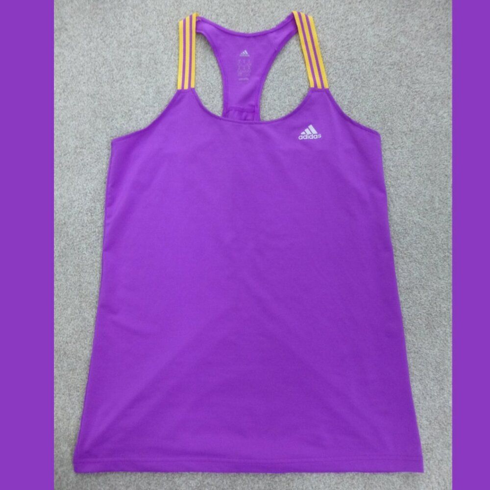 Adidas Racerback Lakers Color Climalite Racer BackTank Top - Picture 7 of 10